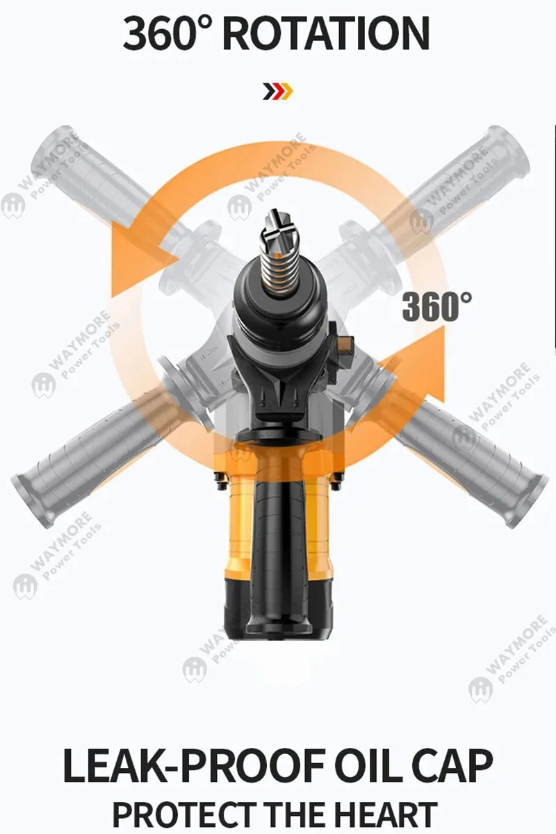 Taladro percutor rotativo