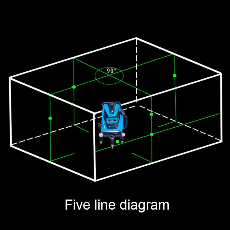 5 lines laser level