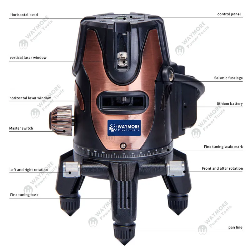 5 lines laser level