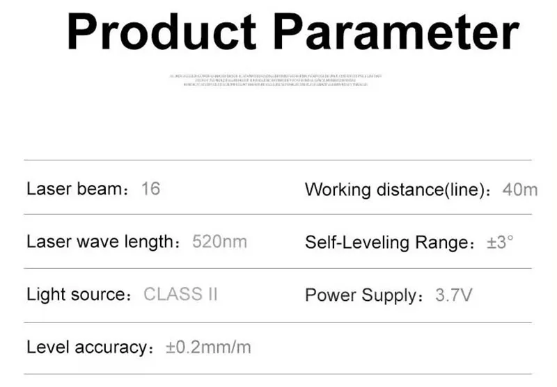 16 lines laser level