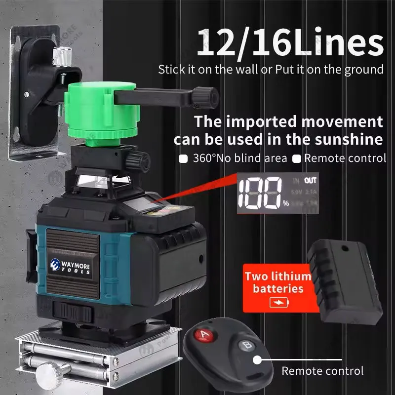 16 lines laser level