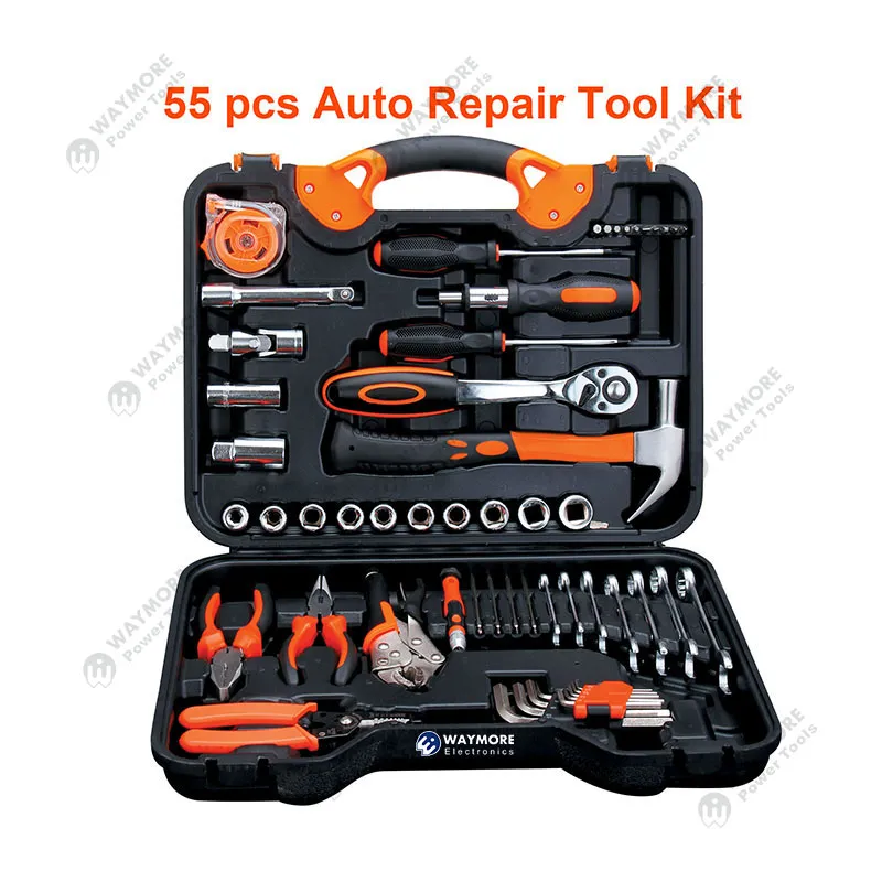 55pcs Car Hand Tool Kit